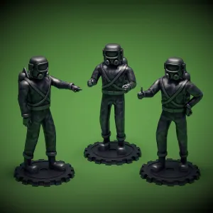 Lethal Company | Employees poses | Figures