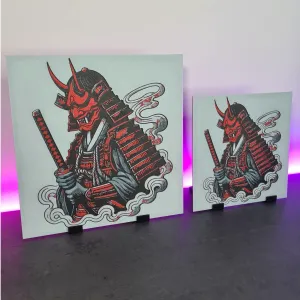 Samurai Red Demon - Hueforge
