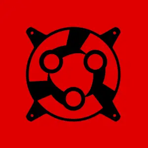 Naruto MADARA ETERNAL SHARINGAN - Custom 120mm Fan Grill