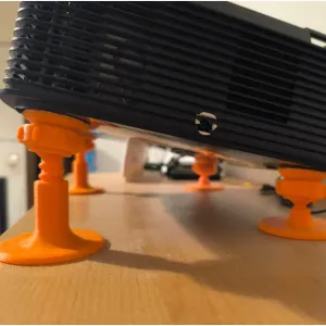 Multipurpose adjustable legs (height and angle)