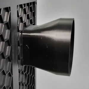 K1C Exhaust Adapter for 4in Flexible Connector (4.5" OD)