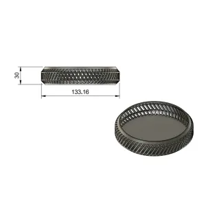 Round Mesh Container / Basket – Ventilated Storage Cup