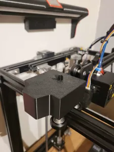 Cover for the left edge of the head printer frame