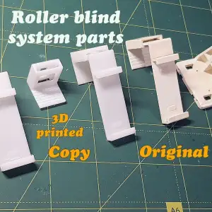 Window roller blinds system parts