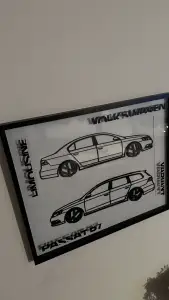 Wall ART VW Passat B7 limousine