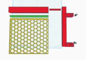 Keychain Lattice Desk Shelf Extension