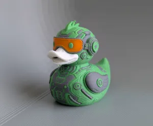 Cyber Duck – Sci-Fi Collectible Rubber Duck