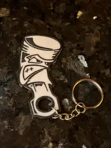 Keychain Piston