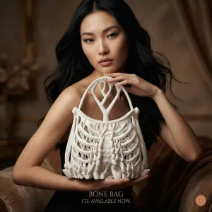Bone Fashion Handbag