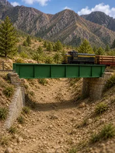 Puentes H0 100-150-200mm - Escalable - Railway Girder Bridge