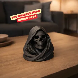 THE SKELETON HEAD UNDER ROBE