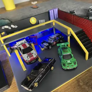 diorama garagem