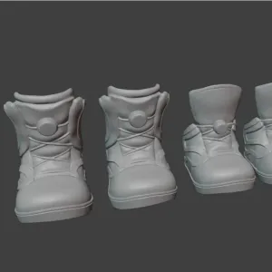 labubu shoes toy accessories, snow boots, ski boots, cotton