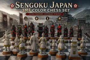 SENGOKU SAMURAI CHESS SET