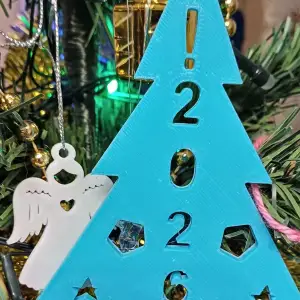 Christmas tree on the tree