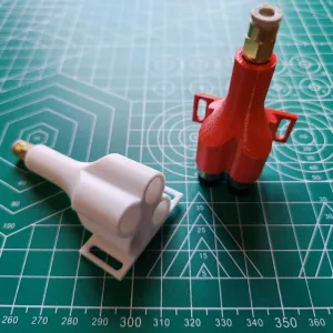Simple Low Friction 4 to 1 Filament Hub