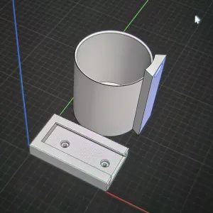 wall mount cup holder V2