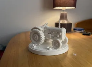 Vintage Farm Tractor Figurine