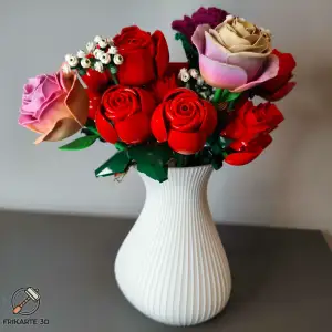 🌹 Contour Bloom Vase — Elegant 3D Printed Vase