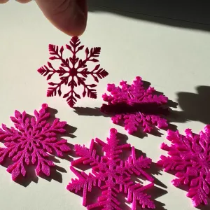 Christmas decorations snowflakes