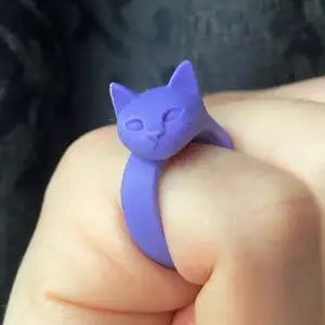 cat ring from maked word