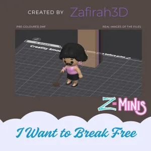 I Want to Break Free Freddie Mercury Z-Mini