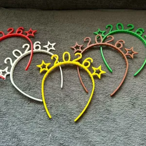 New Year 2026 Headband