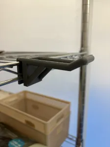 スチールラックの引っ掛けフック