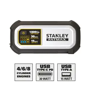 stanley fatmax 1800A jump starter case