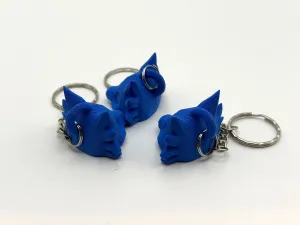 Lowpoly Dragon Keychain