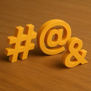 LETTERS - SPECIAL CHARACTERS