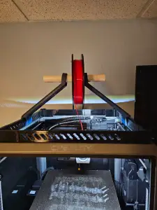 K1 Max top filament holder for 30mm raiser