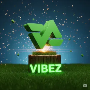 🌱 Custom GREEN 🟩 VIBEZ Sign TREE 🌲 STAND in PLA Wood