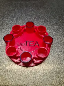 3DP Tea Cups interlinked with one another.