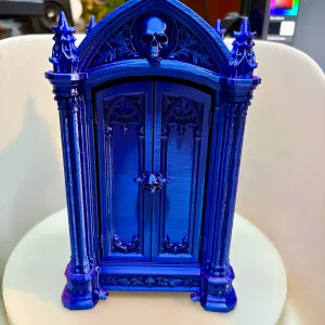 Gothic Arched Wall Cabinet