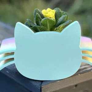 Cat Head Planter – Two Versions for Every Space!