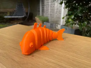 Articulated Goldfish Carp Koi