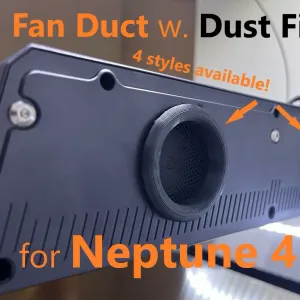 fan duct with dust filter f. ****** Neptune 4 Plus