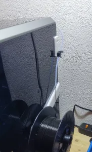 PTFE support guide for side spool holder
