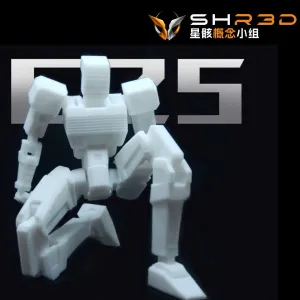 C25 一体打印 免支撑 可动人偶