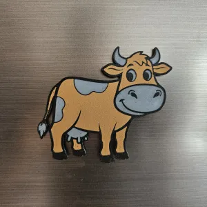 Cow fridge magnet