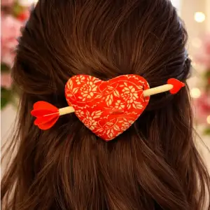 Heart Hairpin themed for Valentine's Day
