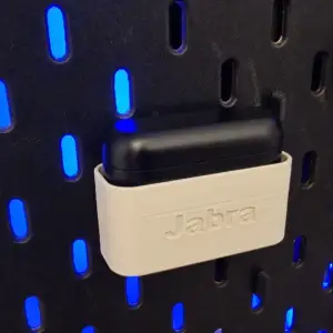 Jabra Elite10 holder (an 'Ikea Skadis Charger wall' module)