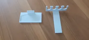 Zahnbürstenkopfhalter mit intelligenter Drainage