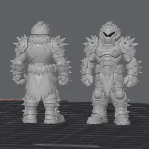 DOOM Slayer Dark Ages Figurine Toy Demon Slayer!