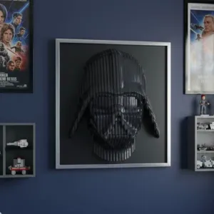 Layered Darth Vader Wall Art