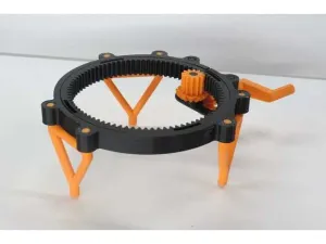 manual turntable display