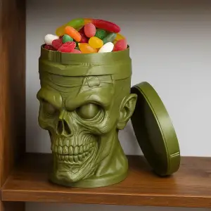 Zombie Candy Jar