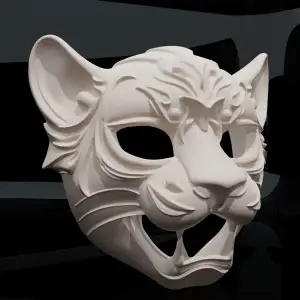 Black Panther Mask 3D Print STL – Superhero Cosplay