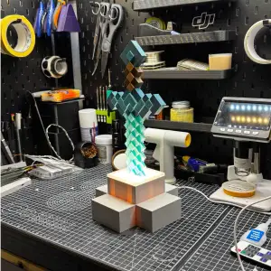 Minecraft sword lamp